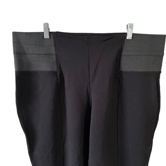 Eloquii Black Miracle Flawless Stirrup Leggings Size 22 - Picture 5 of 8